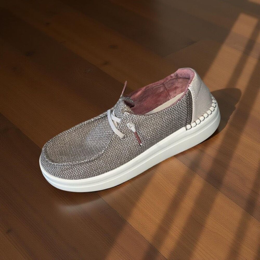 NWOB Women’s Hey Dude Wendy Rise Slip-On Loafers Shoes Size 5 EU 36